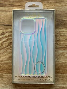 Delilah Holographic Iridescent Phone Case for iPhone 14/13 Pro Max